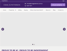 Tablet Screenshot of craigpatterson.com.au